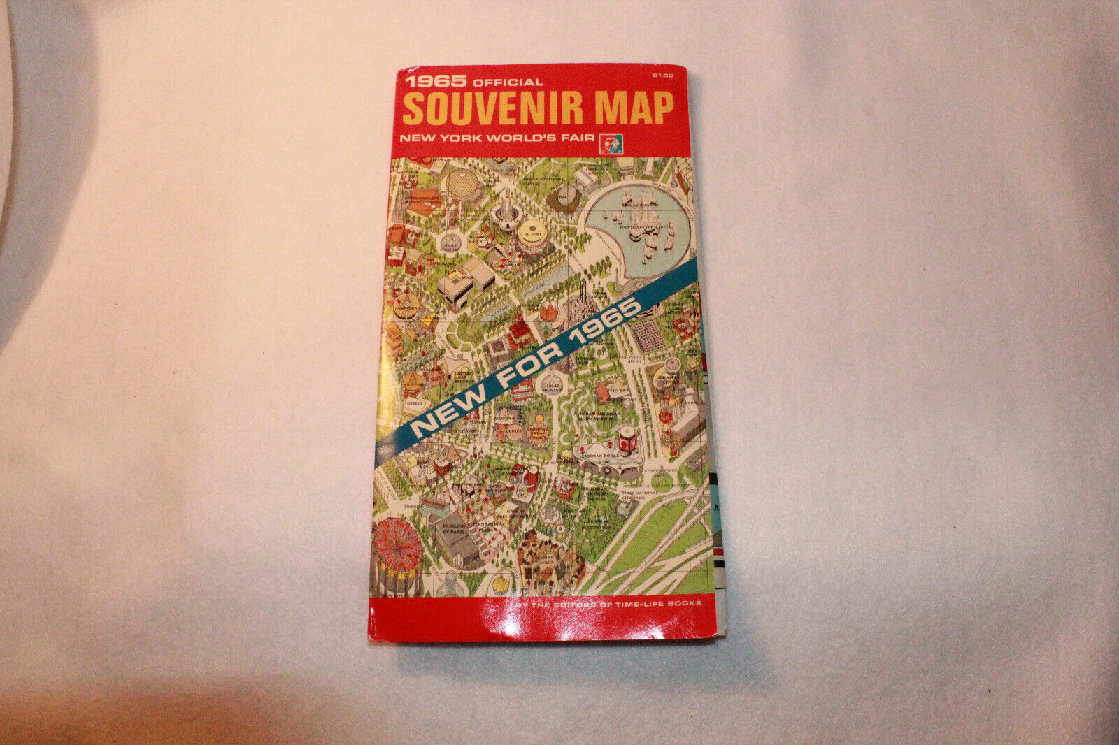 1965 New York World\'s Fair Official Souvenir Map