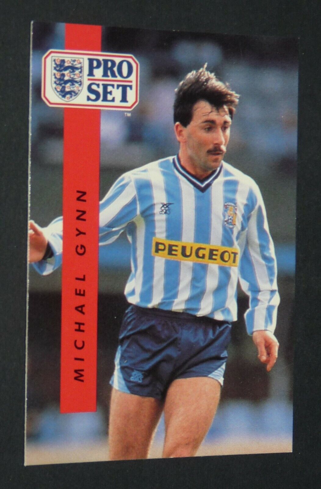 #53 MICHAEL GYNN COVENTRY SKY BLUES FOOTBALL CARD PRO SET 1 DIVISION 1990-1991