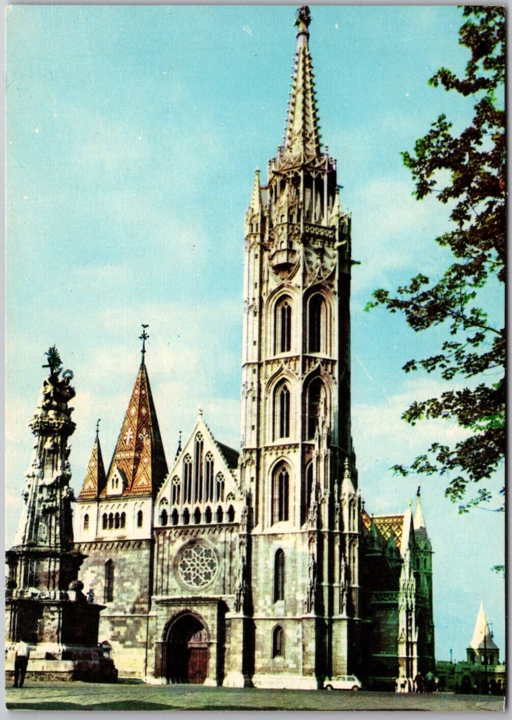 Postcard: Matthias Church, Budapest - Mátyás Templom, Matthias Kirche - Col A215
