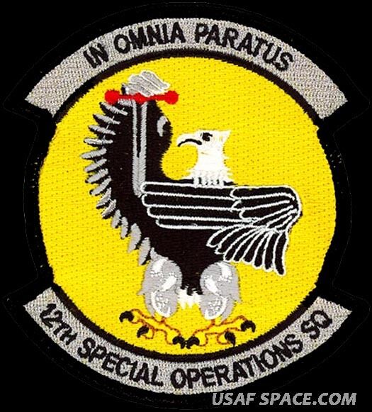 USAF 12th SPECIAL OPERATIONS SQUADRON -SOS - AIR COMMANDOS - ORIGINAL VEL PATCH