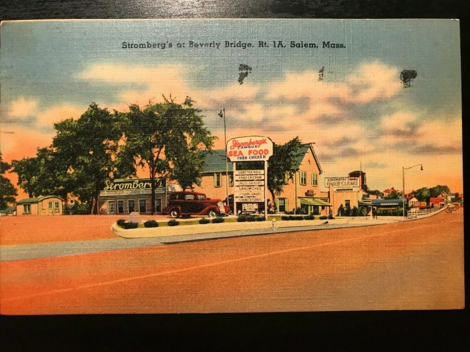 Vintage Postcard 19445 Stromberg\'s, Beverly Bridge, Salem, Massachusetts (MA)