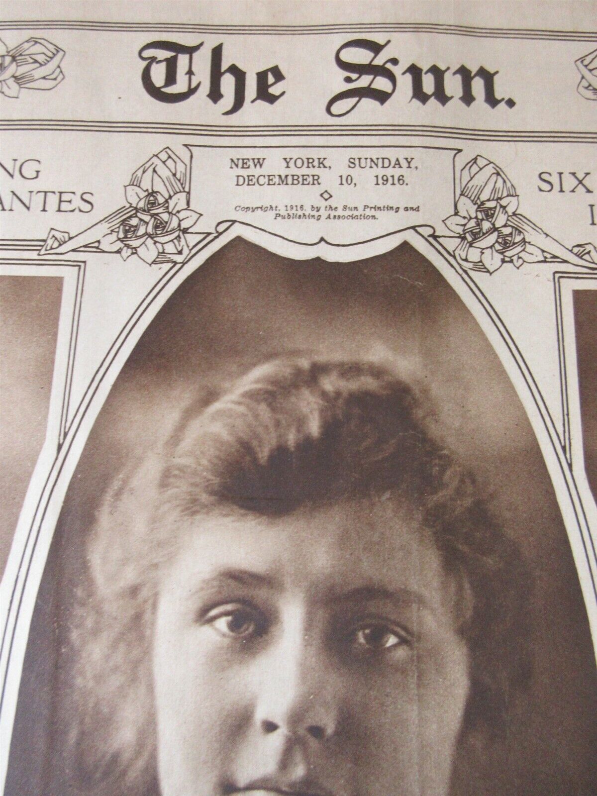 New York The Sun December 10, 1916 Debutantes, Ben-Hur Manhattan Opera