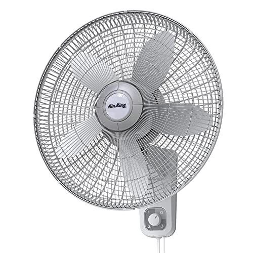 Air King 9018 Commercial Grade Oscillating Wall Mount Fan, 18-Inch