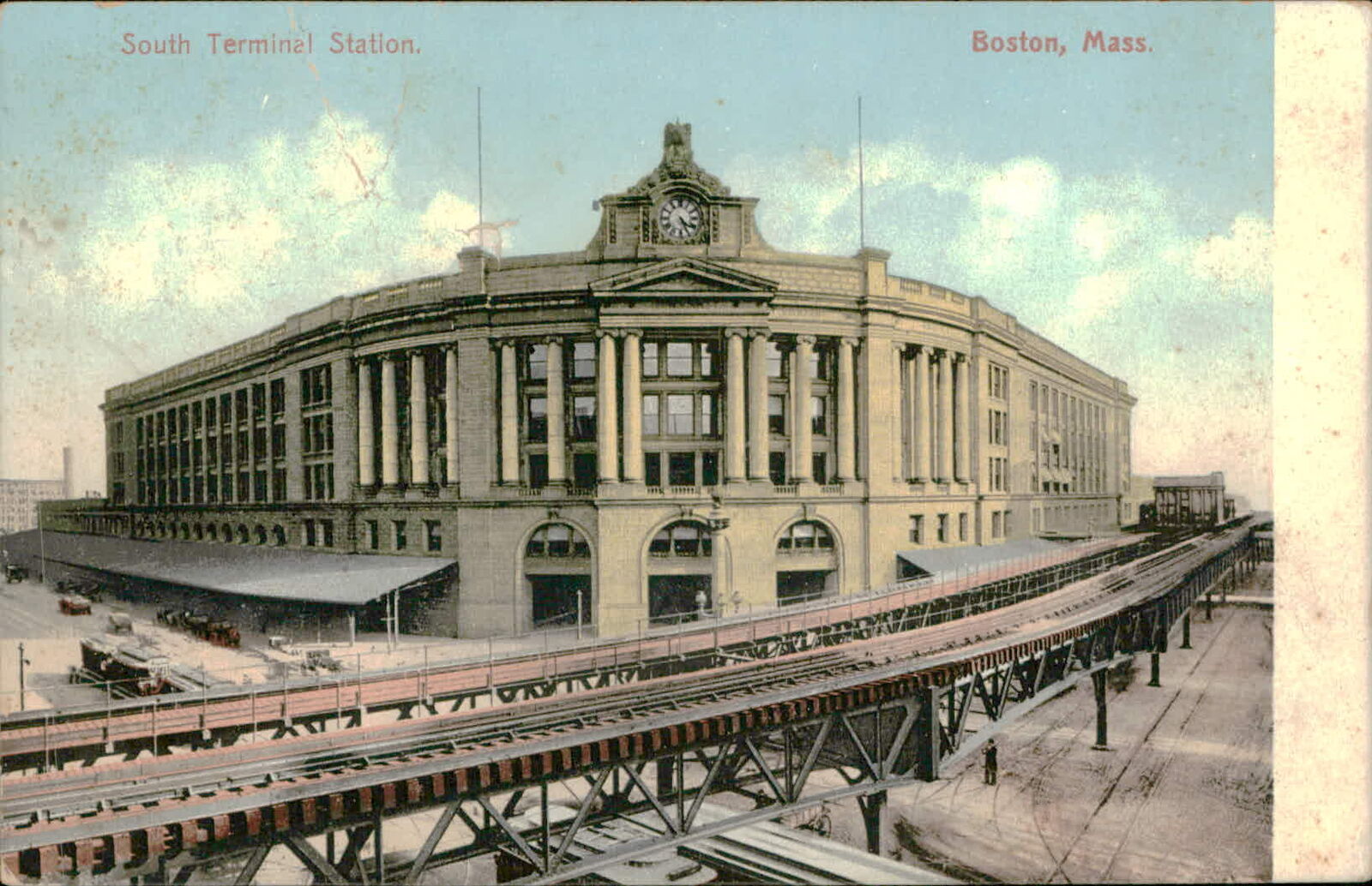 Postcard: South Terminal Station. Boston, Mass.