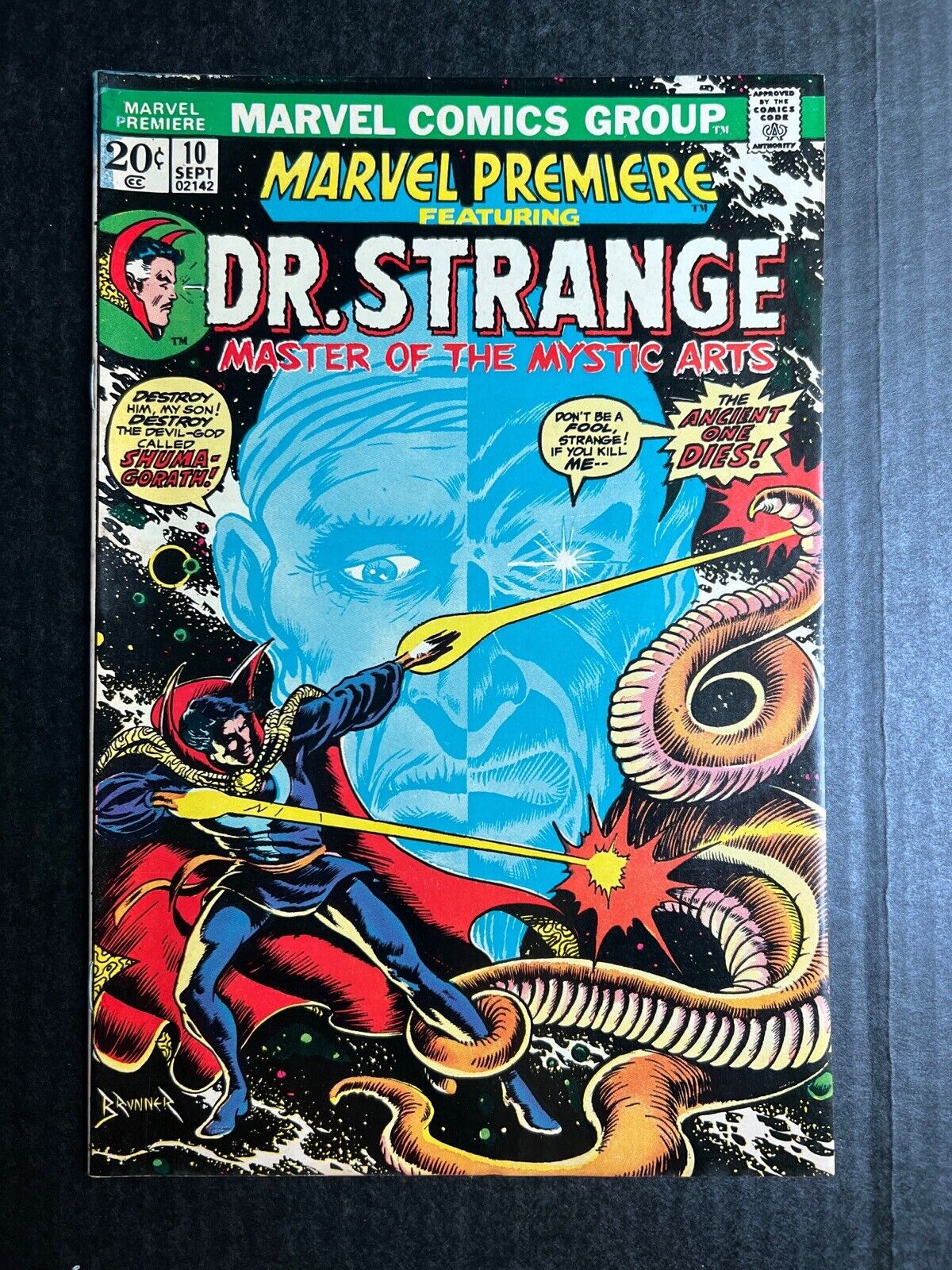 MARVEL PREMIERE DR. STRANGE #10 Sept 1973 1st App Shuma-Gorath KEY Neal Adams