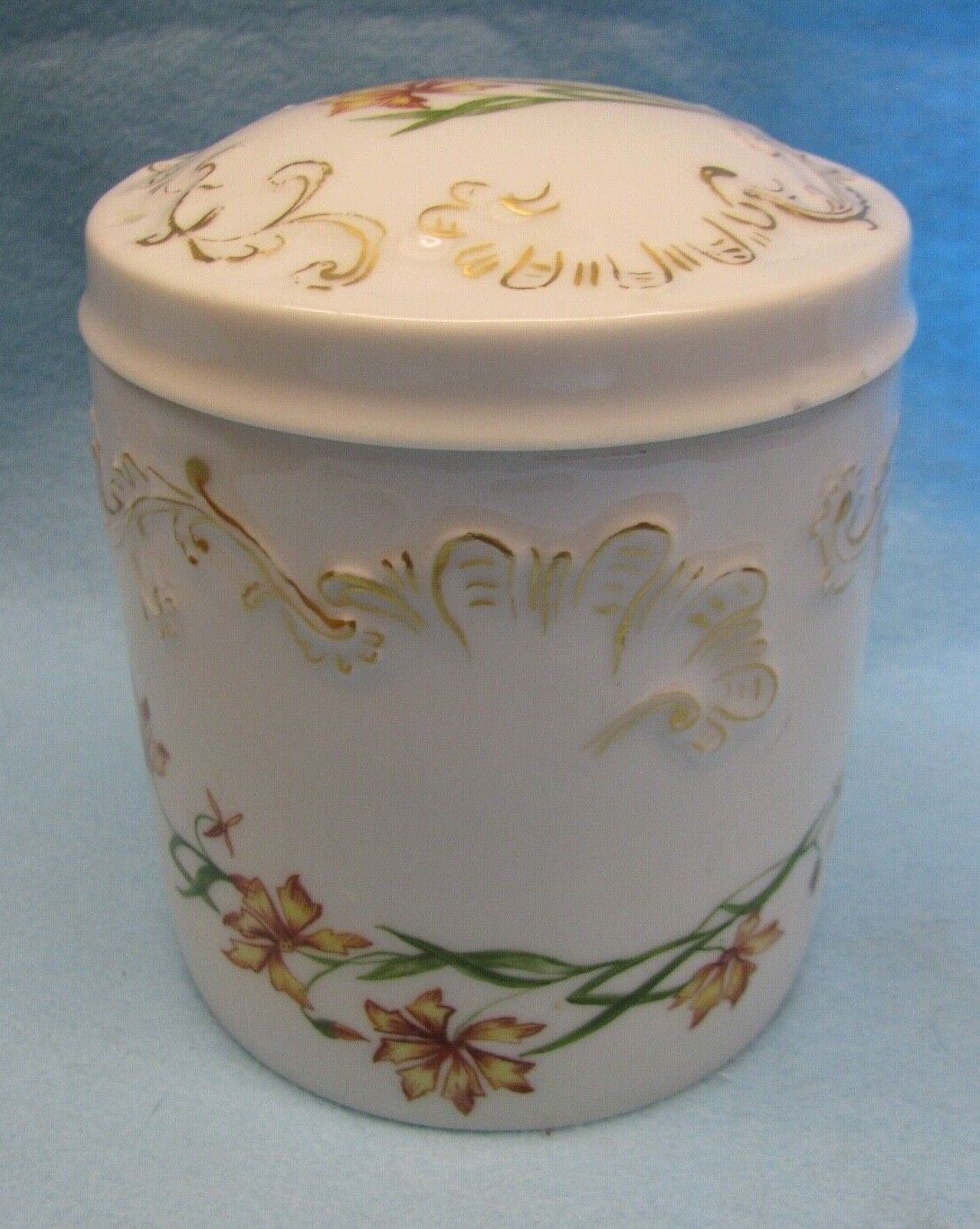 Vintage A.K. Limoges Tea Canister or Candy Jar