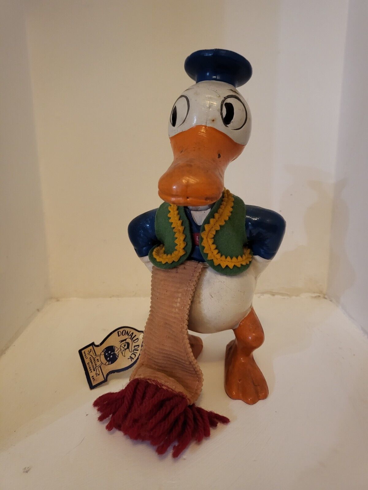Rare 1930s Vintage Disney Donald Duck Figurine Three Caballeros