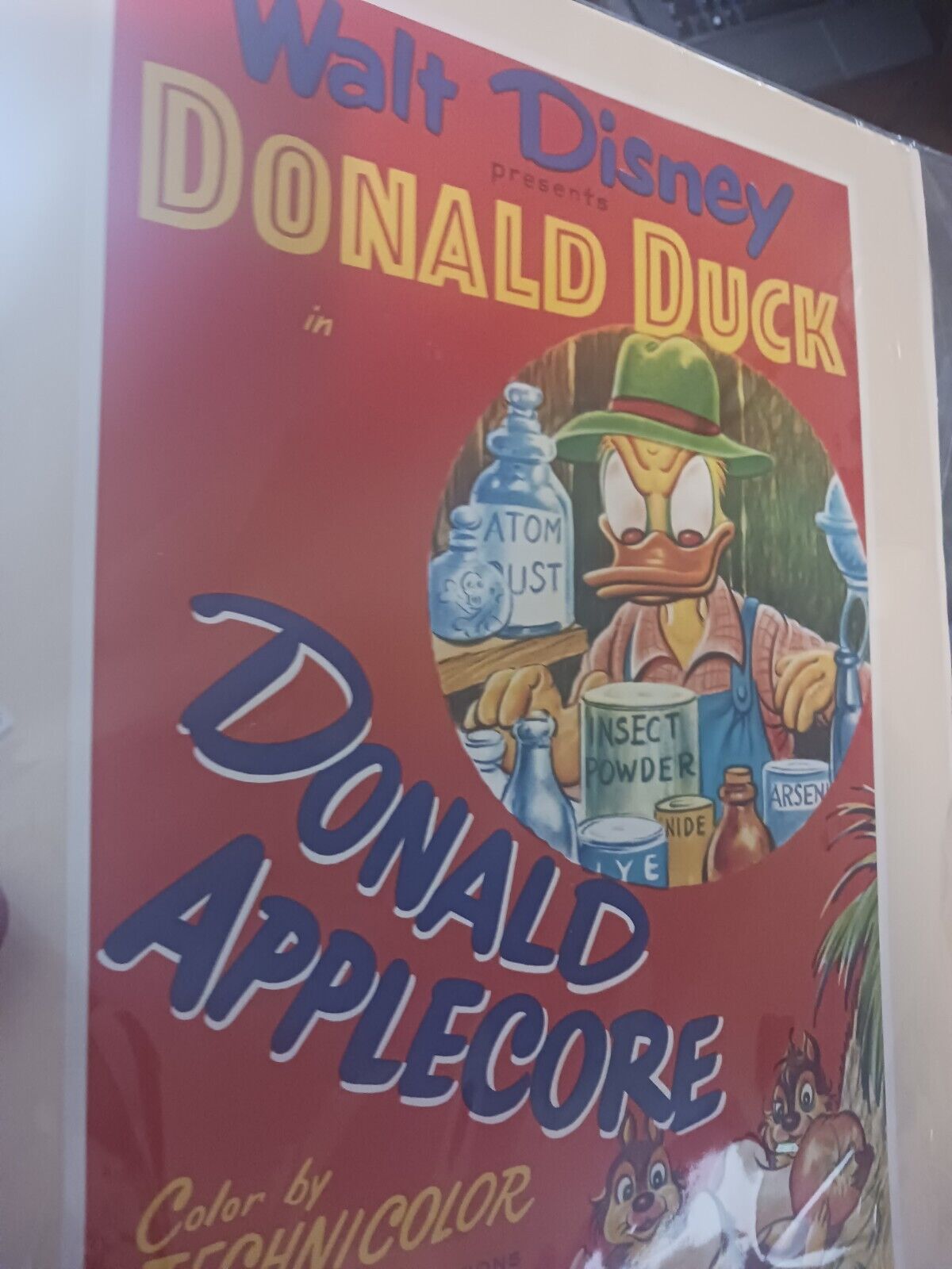 Disney Donald Duck Matted Poster Print (Vintage?) - Look