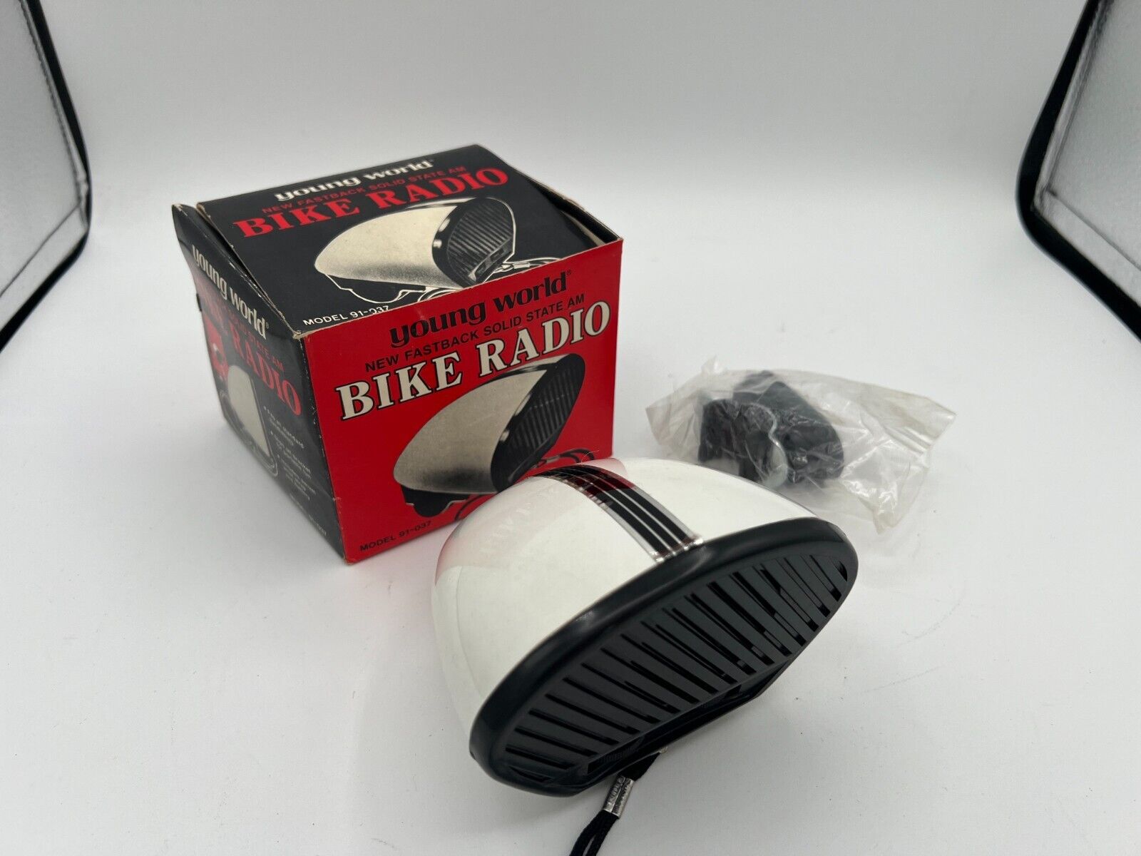 Vintage 1974 Young World Midland Bike Radio in Box - Has Major Corrosion