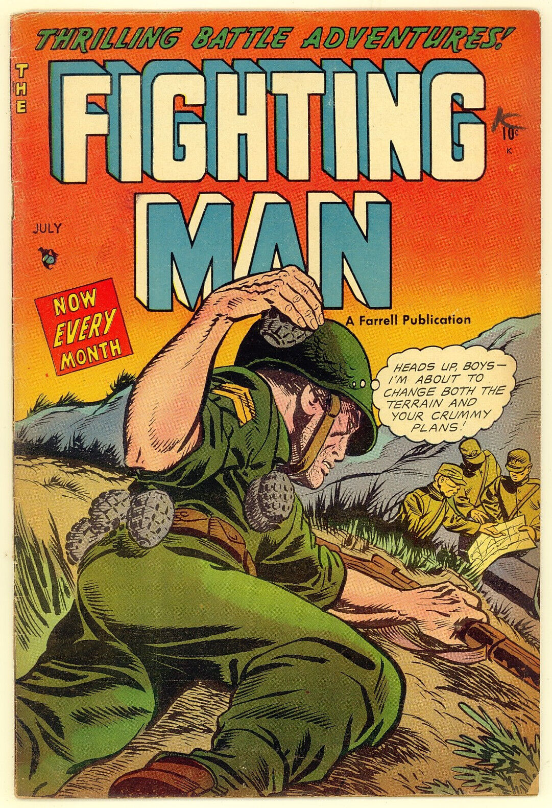 Fighting Man #8 (Farrell 1953): Korean War Stories; Iger Shop; Seldom Seen Issue
