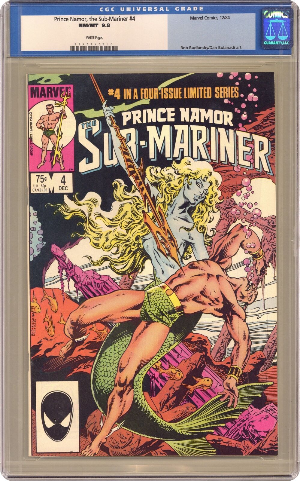 Prince Namor the Sub-Mariner #4 CGC 9.8 1984 0067257017