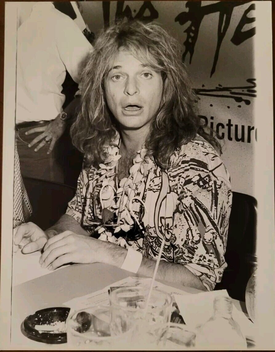 David Lee Roth (Van Halen Fame) In Los Angeles, 1985, Original Type 1 Photo, 7x9