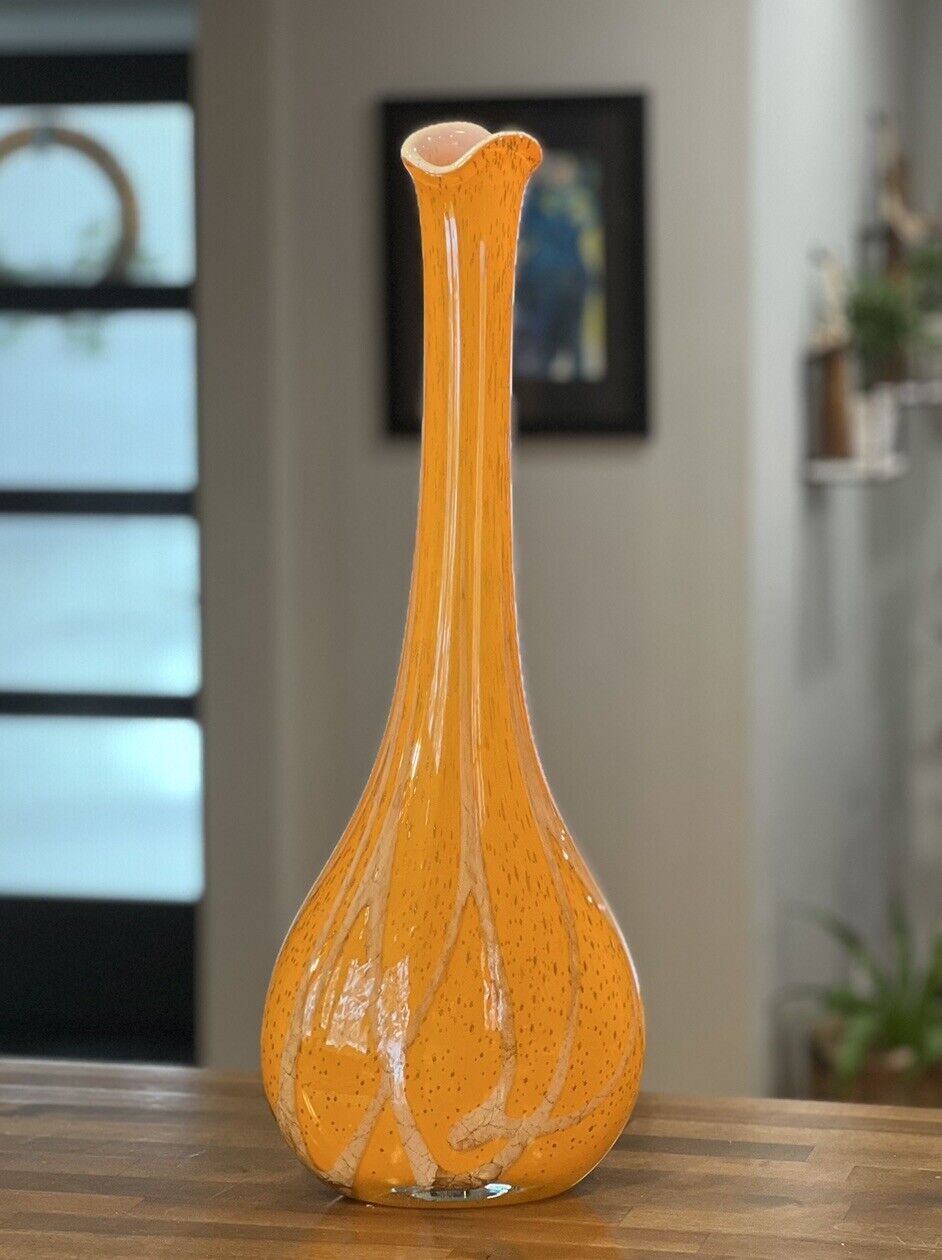 Huge Blown Glass Vase 23.5\