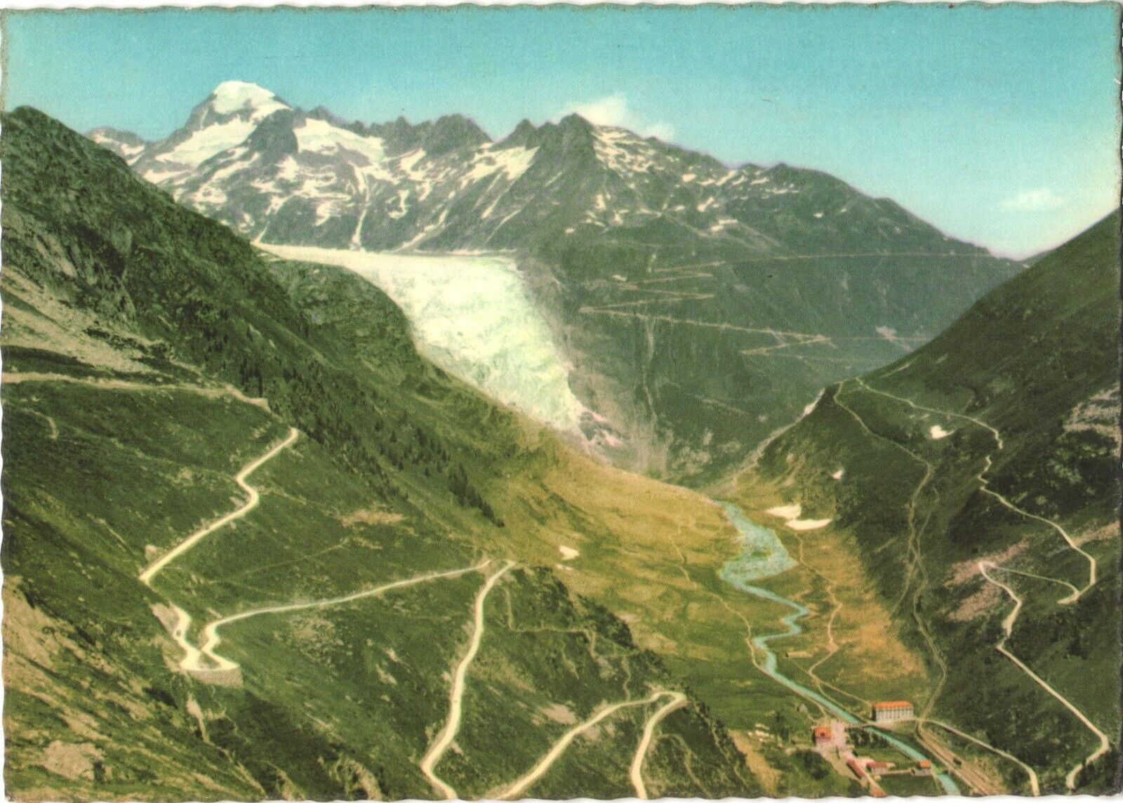 Breath-taking View Of The Alps On The Furka Pass, Switzerland Postcard
