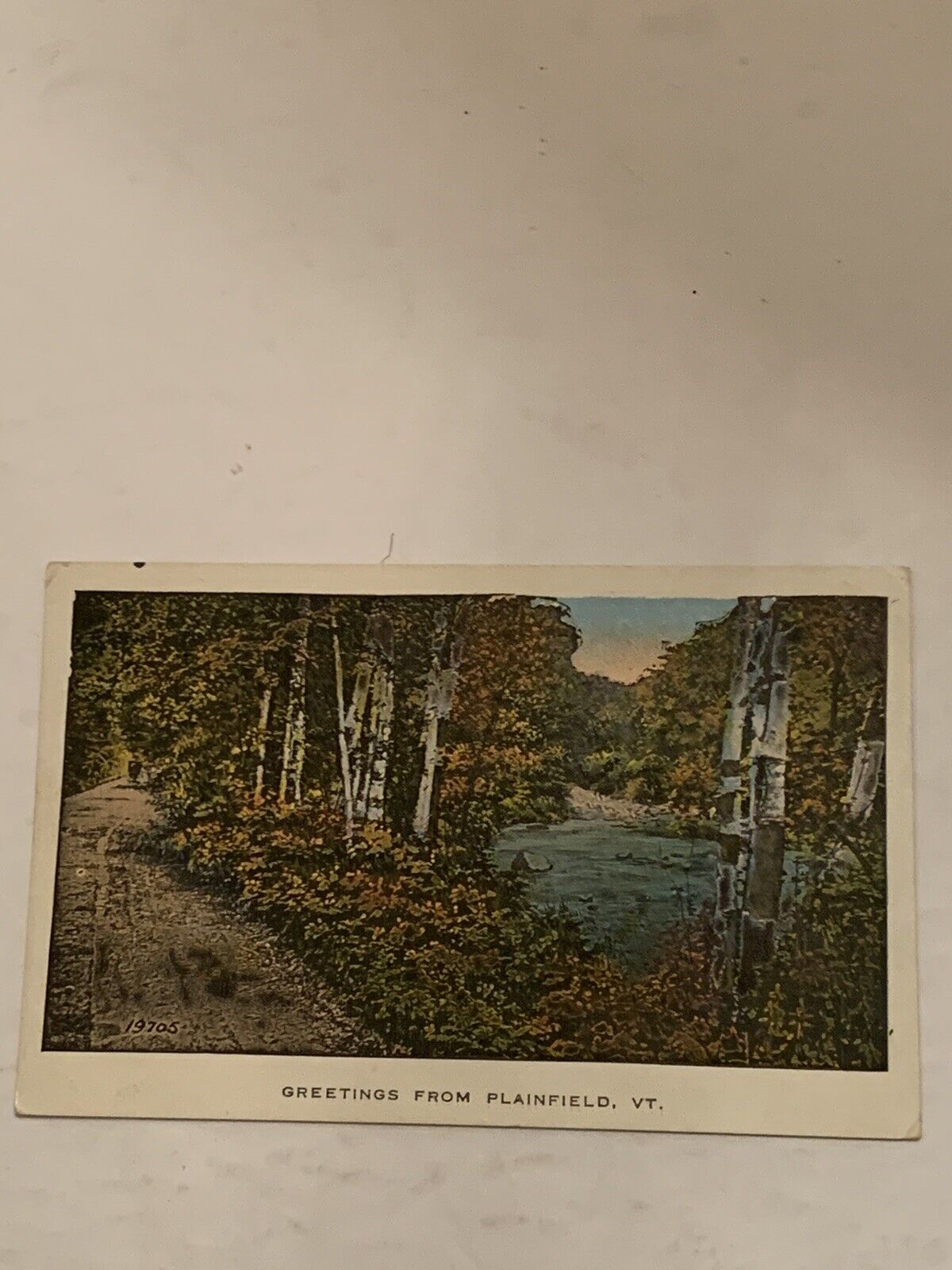 Postcard Greetings From Plainfield, VT 1929
