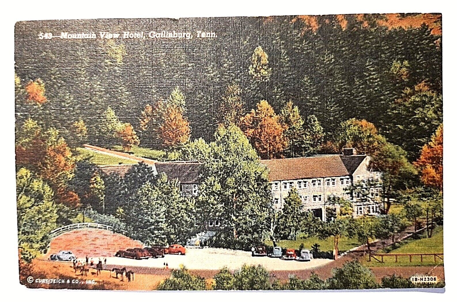 Mountain View Hotel Gatlinburg Tenn Postcard