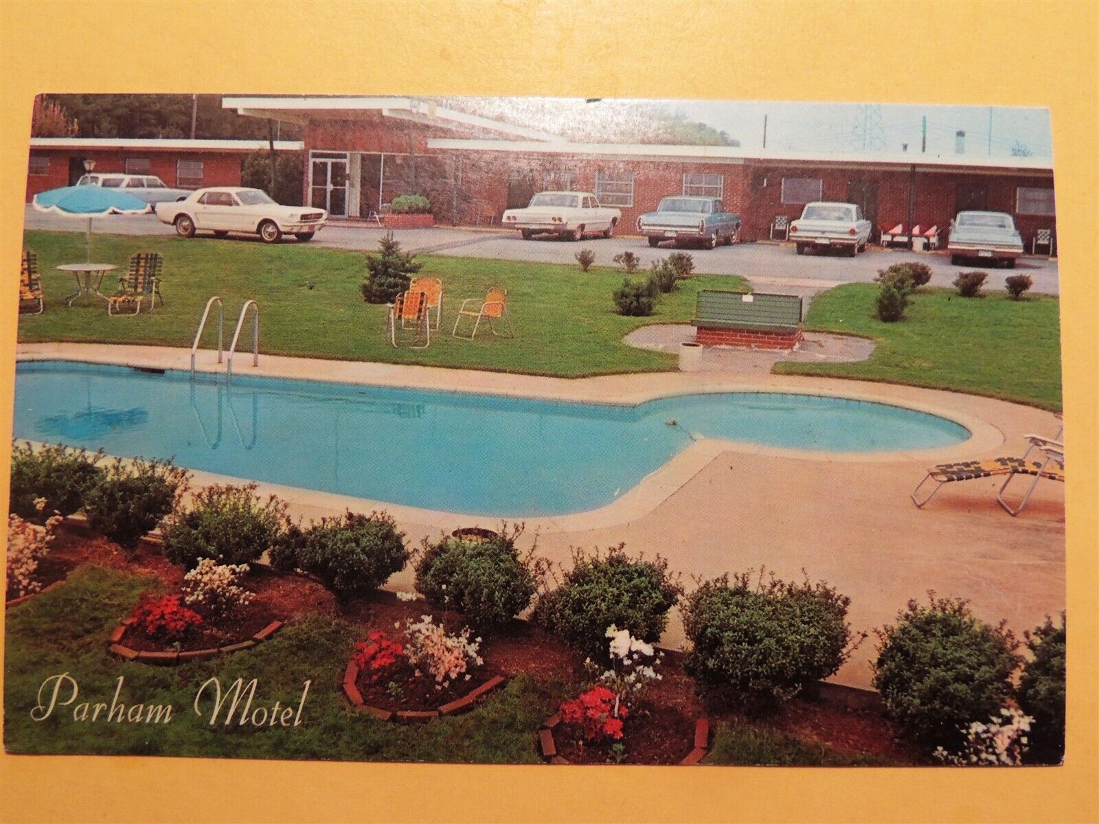 Parham Motel Commerce Georgia vintage postcard 