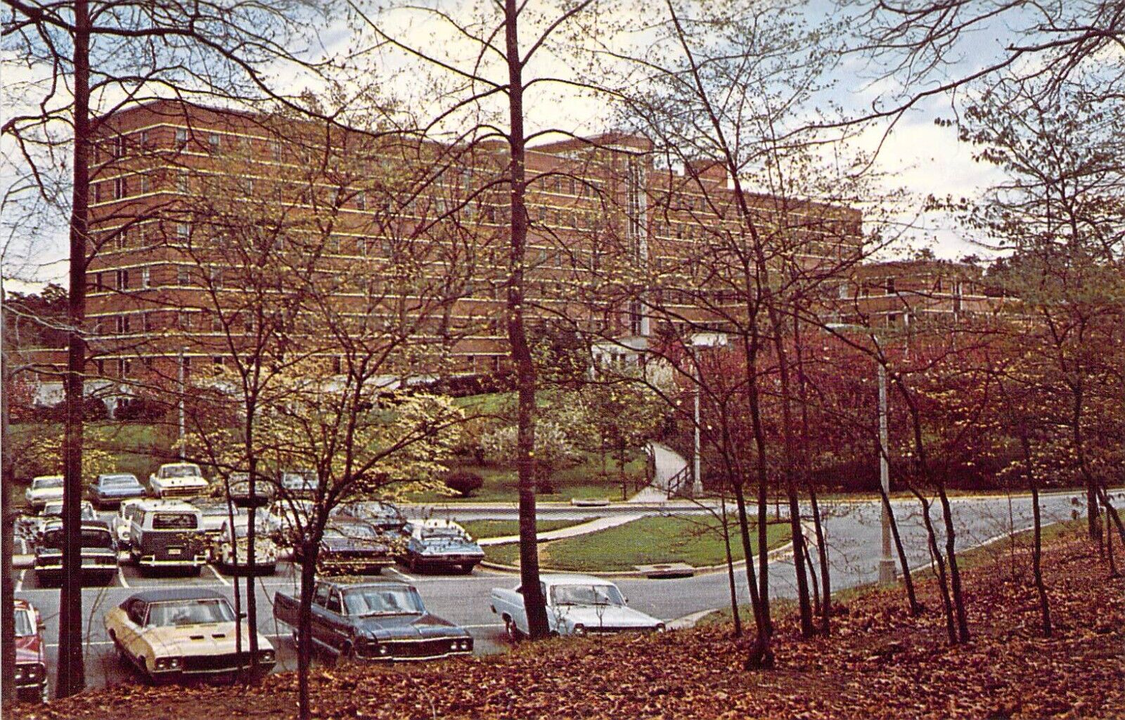 1970 NC Greensboro Moses Cone Memorial Hospital postcard H03