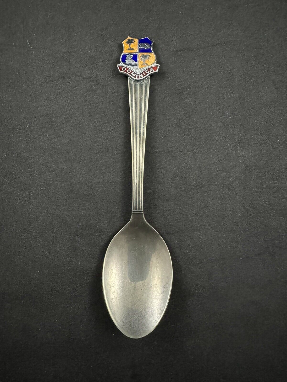 Vintage Dominica Silver Plated Souvenir Spoon