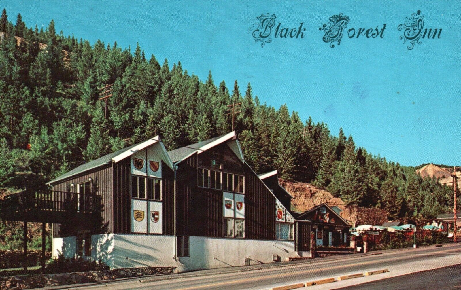 Postcard CO Black Hawk Colorado Black Forest Inn 1975 Vintage e7115