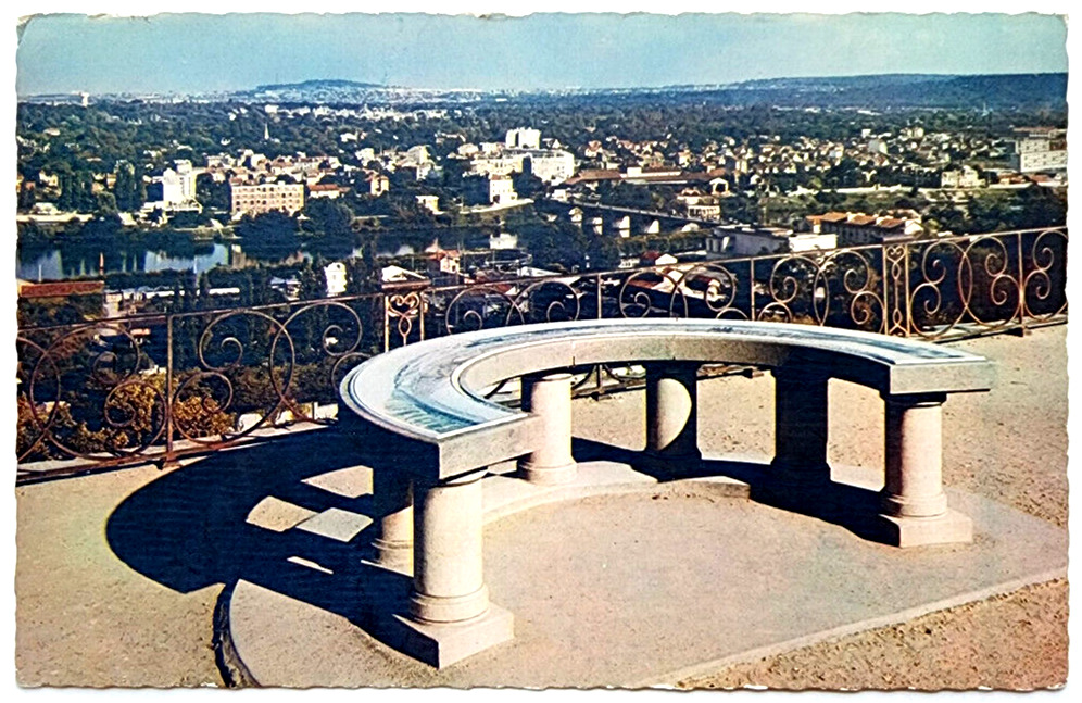 Postcard Antique CPA Saint Germain IN Laye - La Table D'Orientation