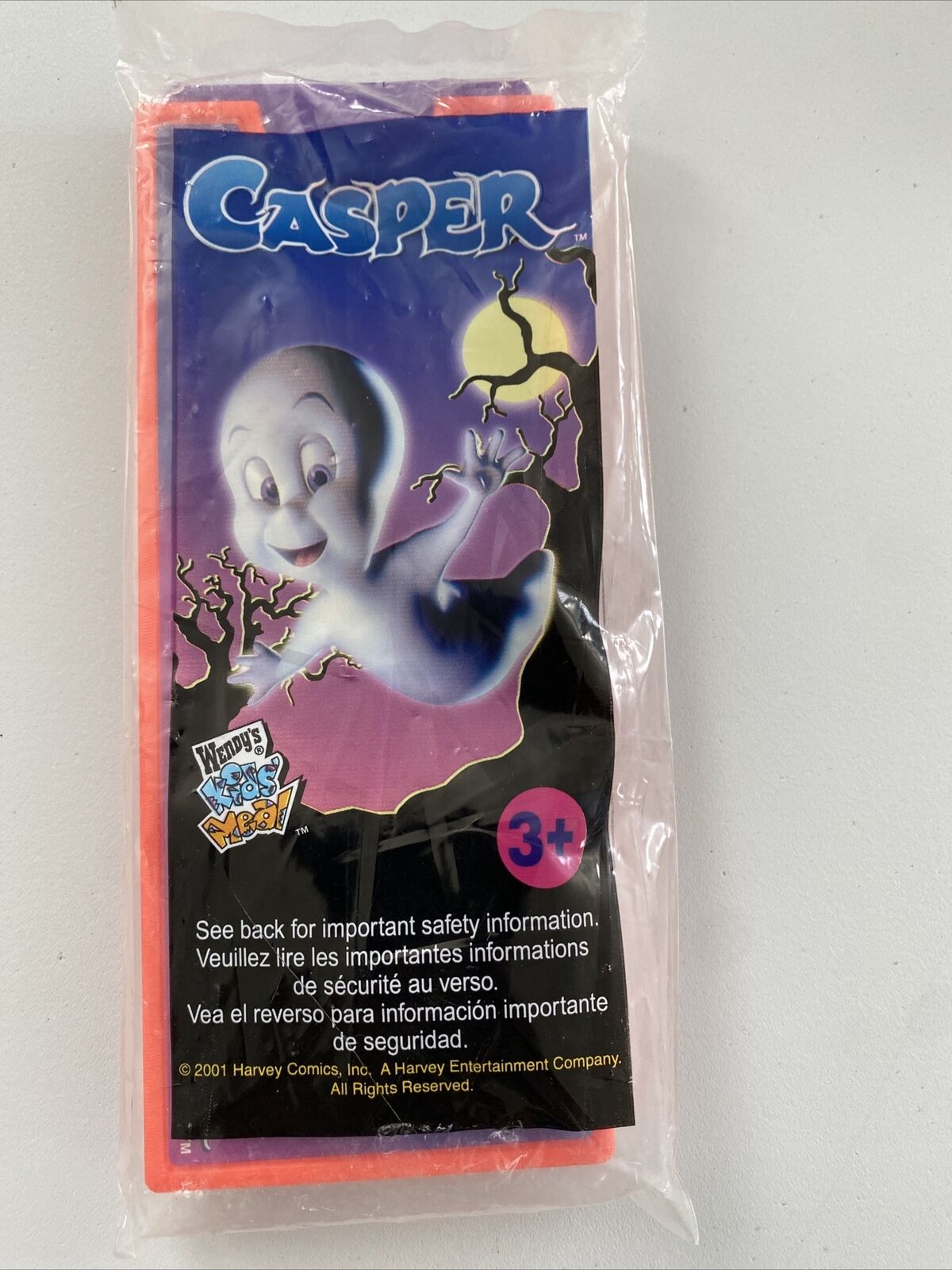 2001 Harvey Comics Vintage Wendy’s Kids Meal Casper Toy