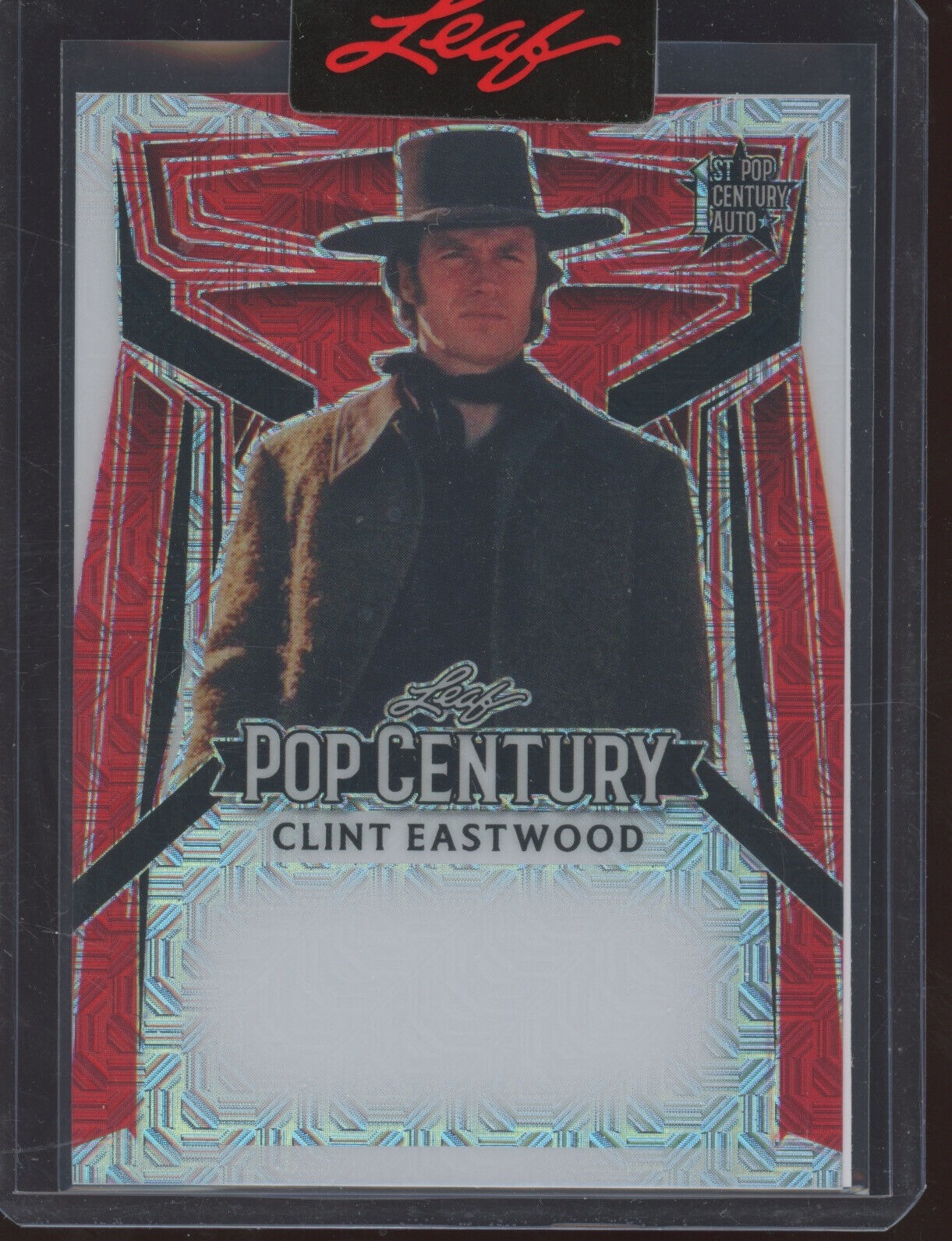 2023 Leaf Pop Century Preproduction Proof Mojo Red Clint Eastwood 1/1