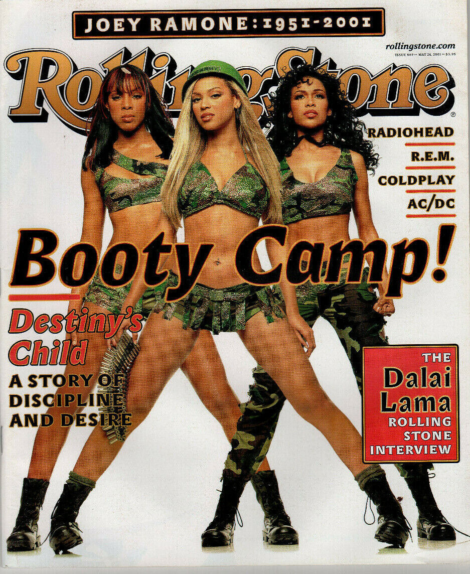 Beyonce & Destiny\'s Child 2001 Rolling Stone Magazine M573