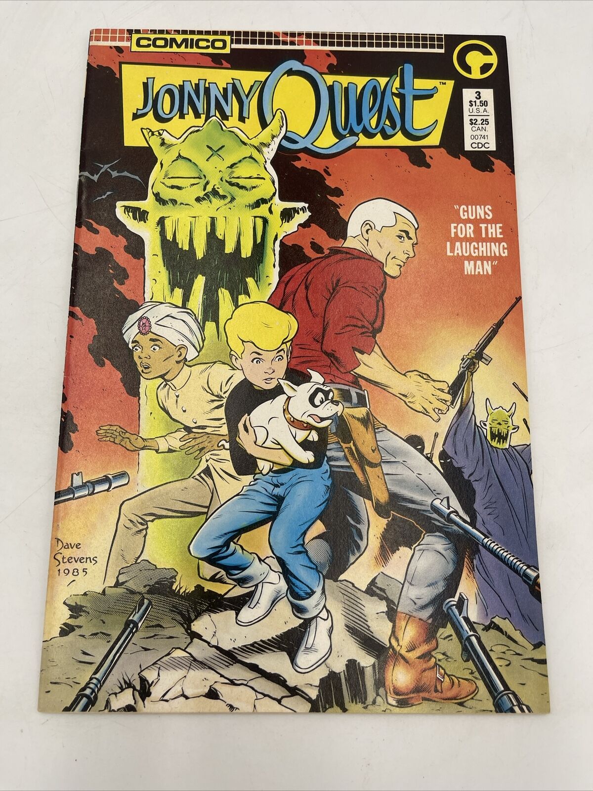 Jonny Quest #3 (1986) Dave Stevens ~ Comico Comics