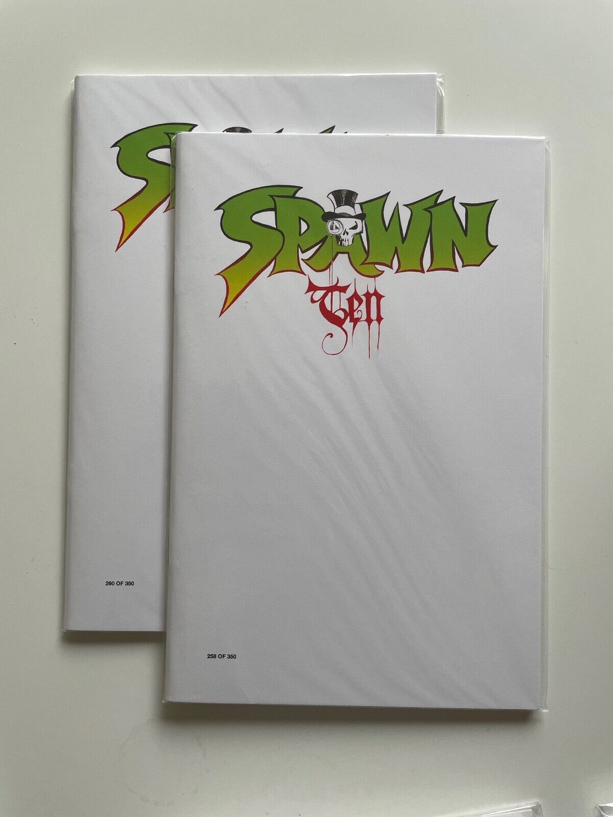 Spawn 10 remastered CEREBUS Todd McFarlane & Dave Sim Art 1992 2020 Blank cover