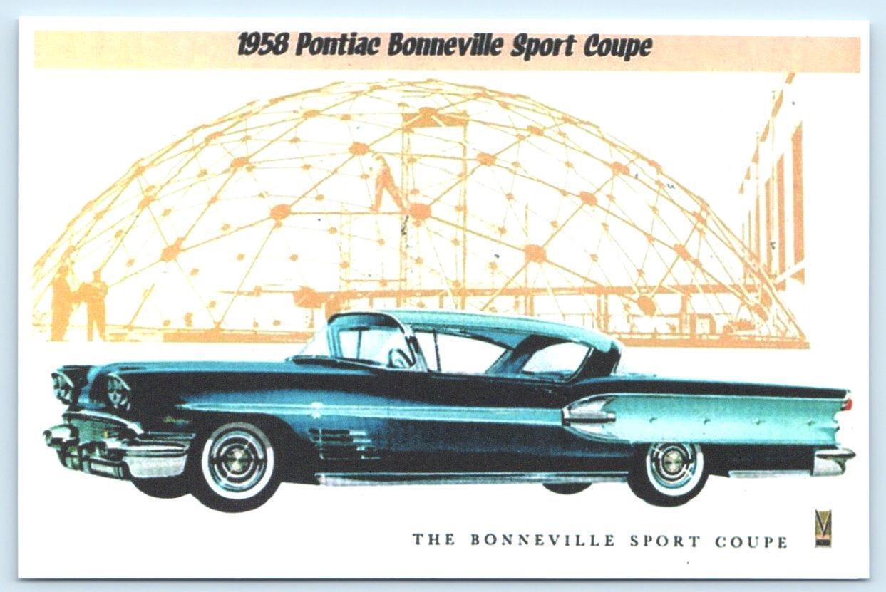 Retro Car Advertising 1958 PONTIAC BONNEVILLE Automobile Repro 4\