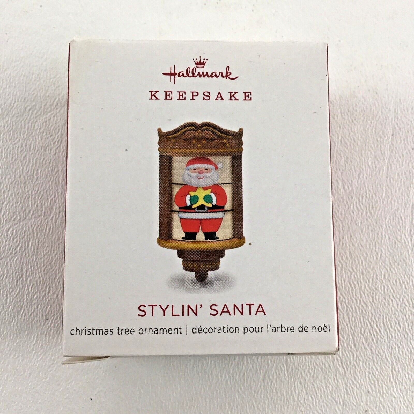 Hallmark Keepsake Christmas Tree Ornament Stylin\' Santa Miniature 2018 New