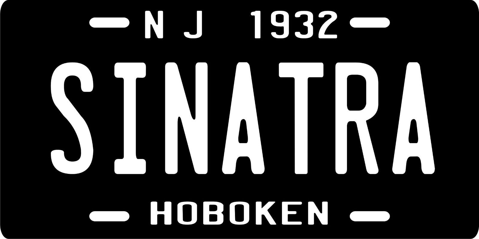 Frank Sinatra Rat Pack 1932 Hoboken New Jersey License plate