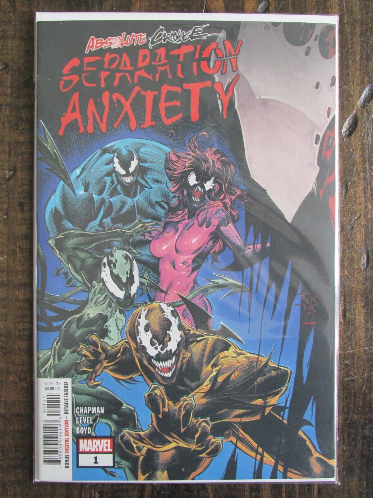 Marvel 2019 ABSOLUTE CARNAGE SEPARATION ANXIETY Comic Book Issue #1 Shot A Cover