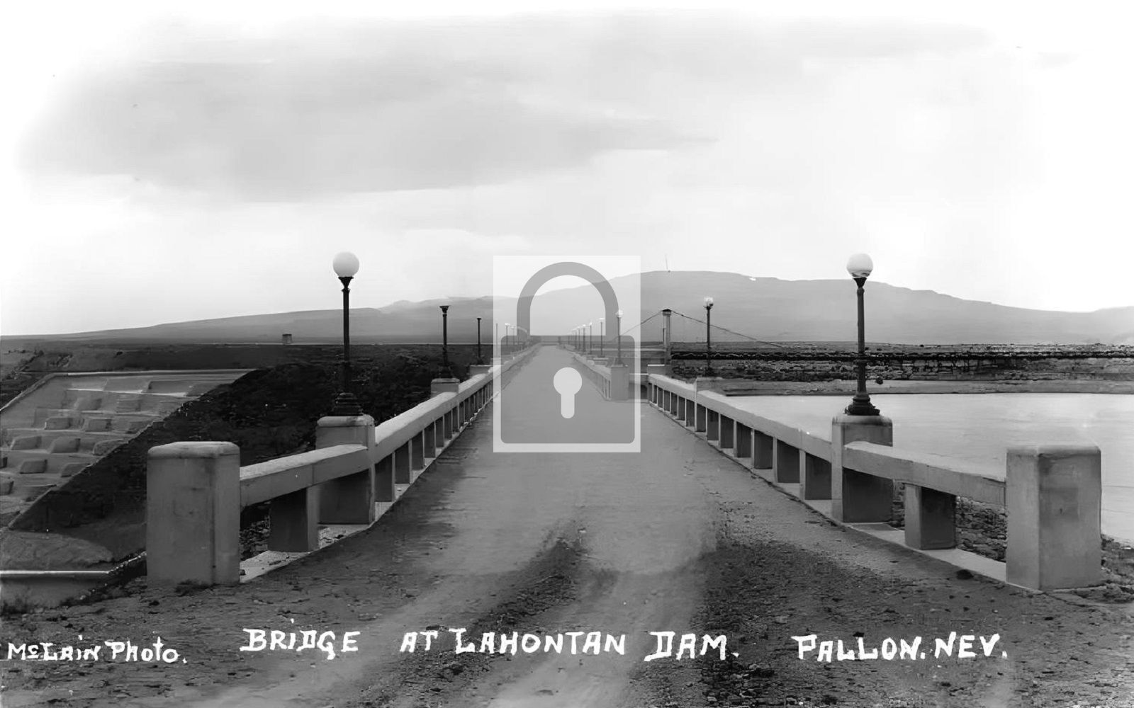 Lahontan Dam Bridge Fallon Nevada NV