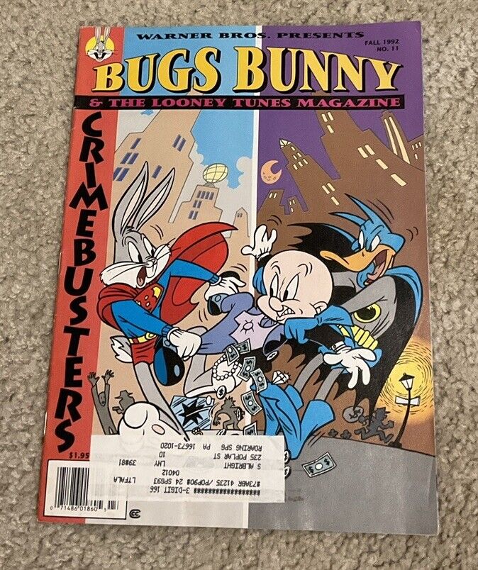 Bugs Bunny & The Looney Tunes Magazine Crime Busters Fall 1992 No. 11