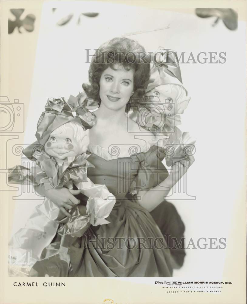 1963 Press Photo Carmel Quinn, Irish beauty singer. - hpx17388