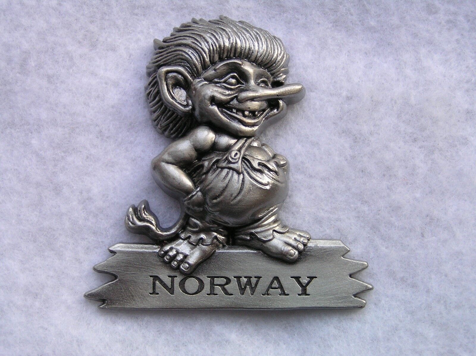 Pewter Troll (Norway) Magnet
