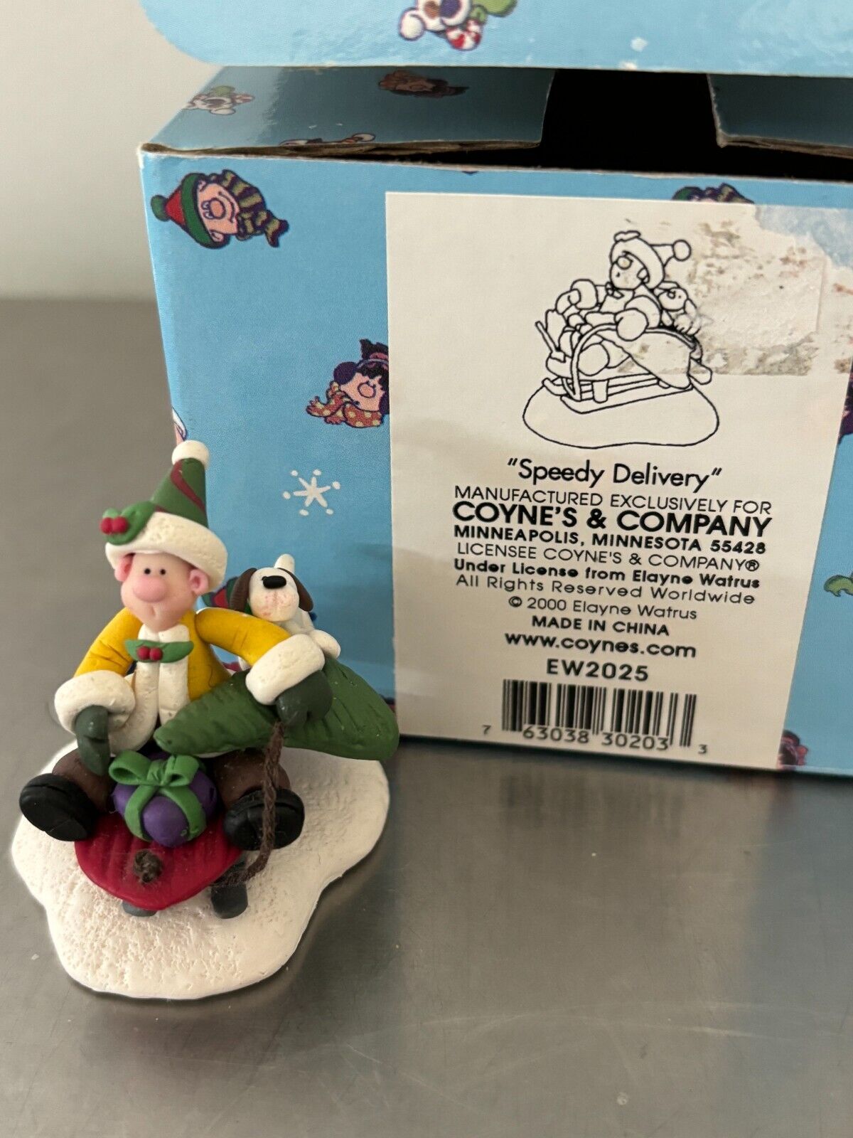 Coynes & Company SPEEDY DELIVERY Little Street Collection Christmas PIN