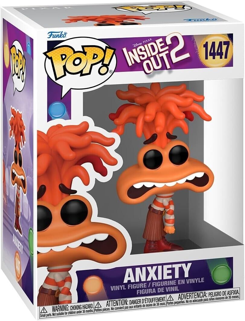 Funko Pop Disney Inside Out 2 - Anxiety Figure w/ Protector