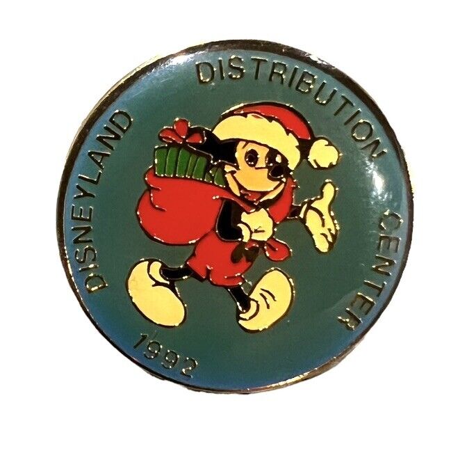 1992 Disney Parks Disneyland Distribution Center Pin Christmas Rare