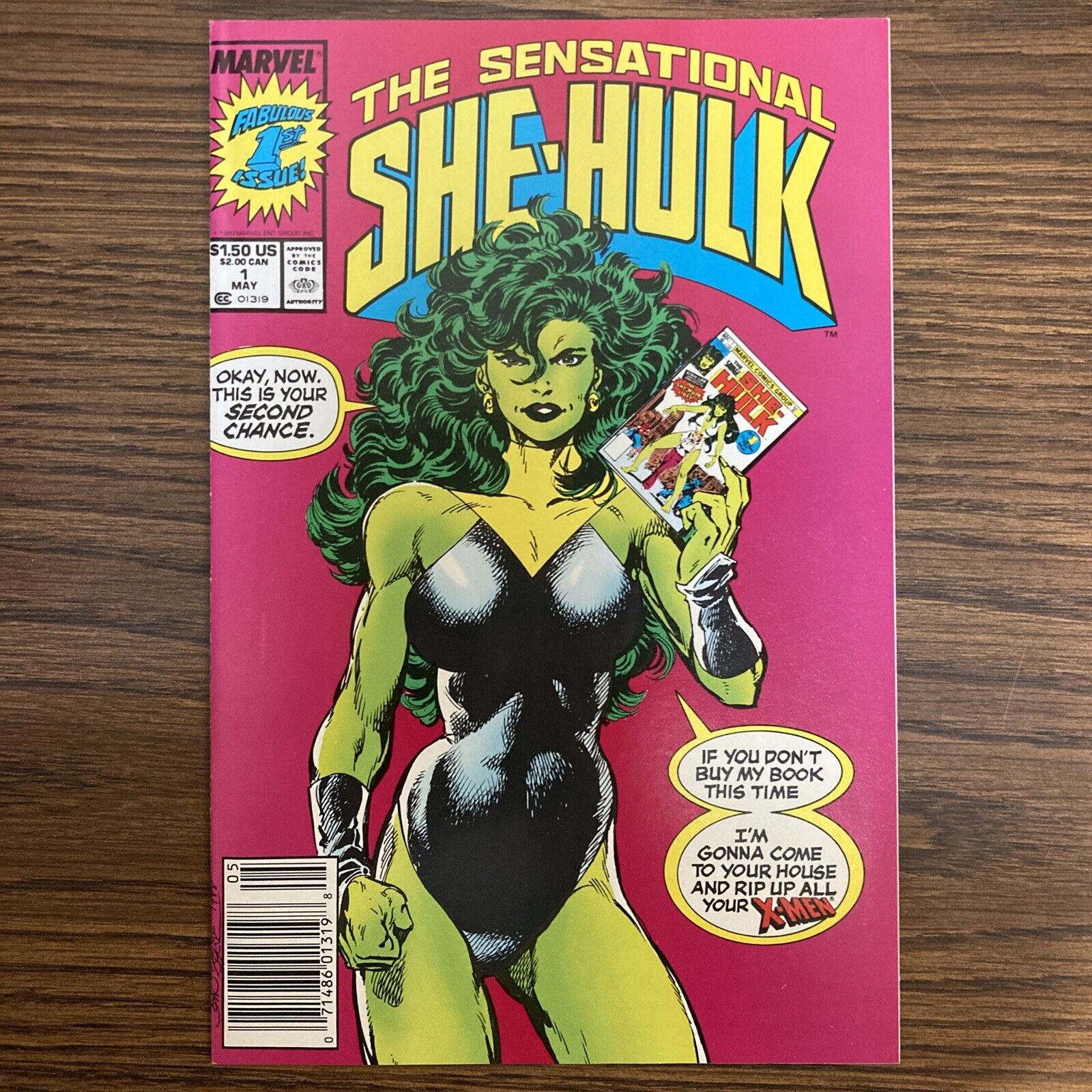 The Sensational She-Hulk #1 Newsstand Fabulous First Issue 1989