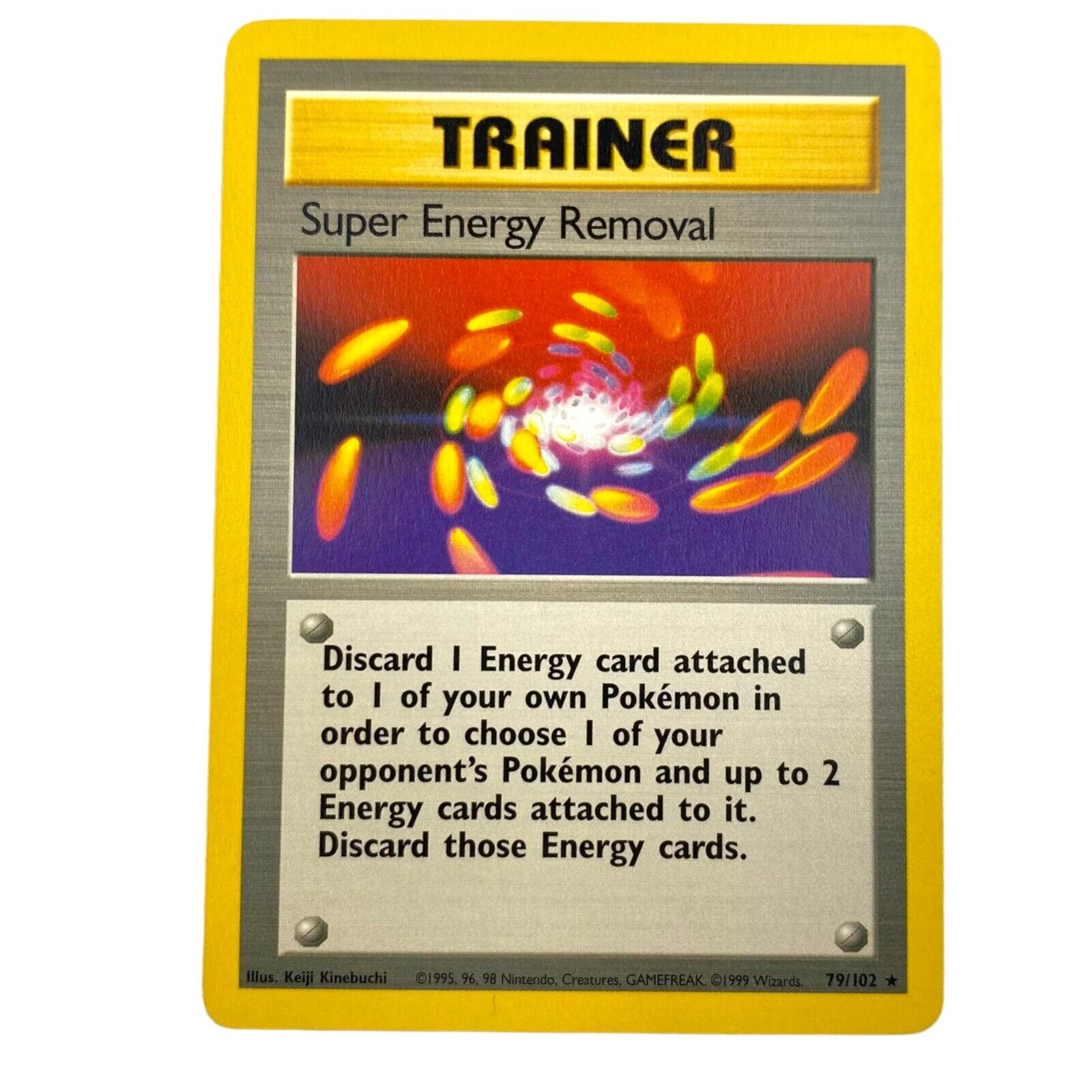 Pokémon Base Set Unlimited Super Energy Removal 79/102 1999 Wotc TCG