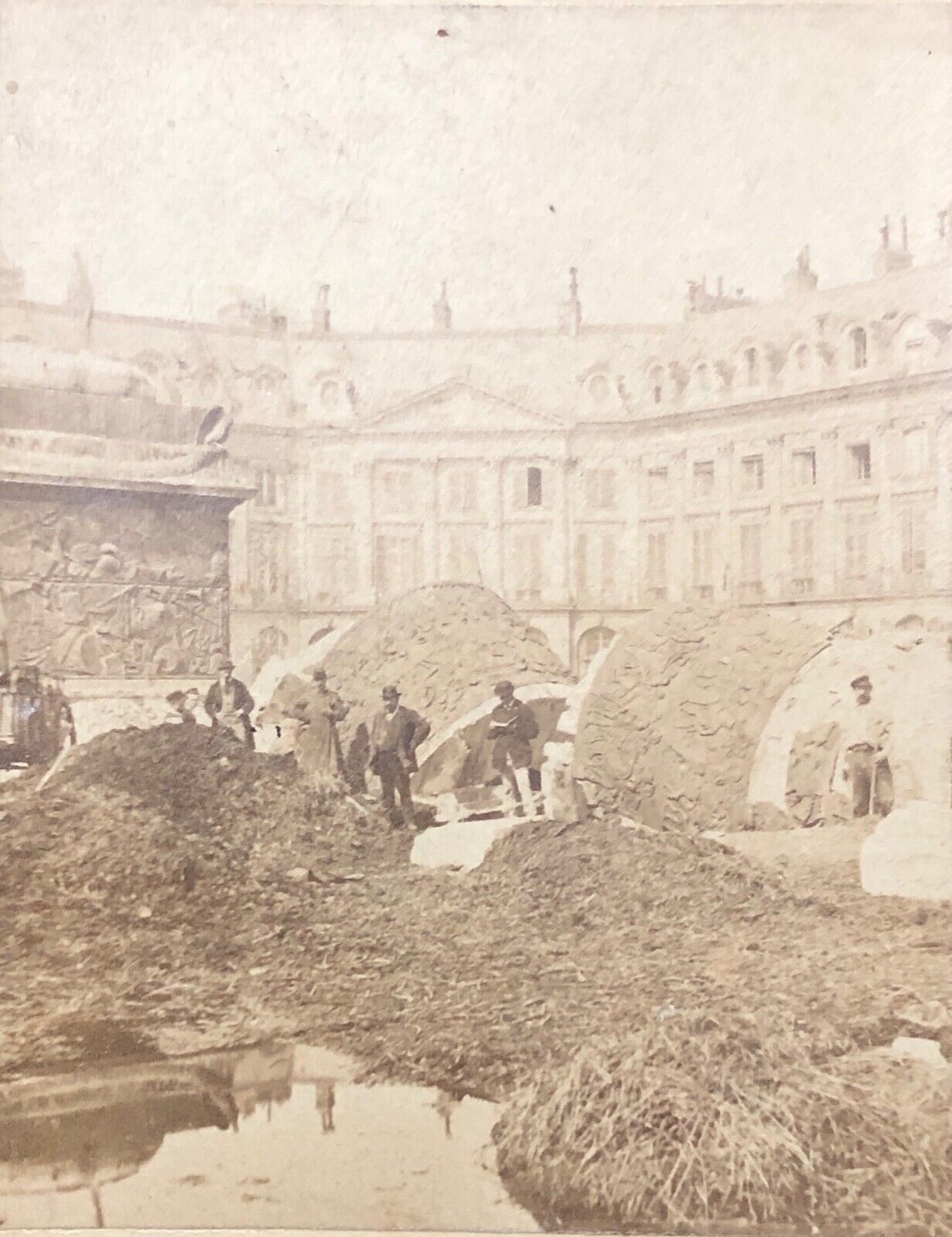 / La Commune Of Paris 1871 Debris Of Column Vendôme Anonymous