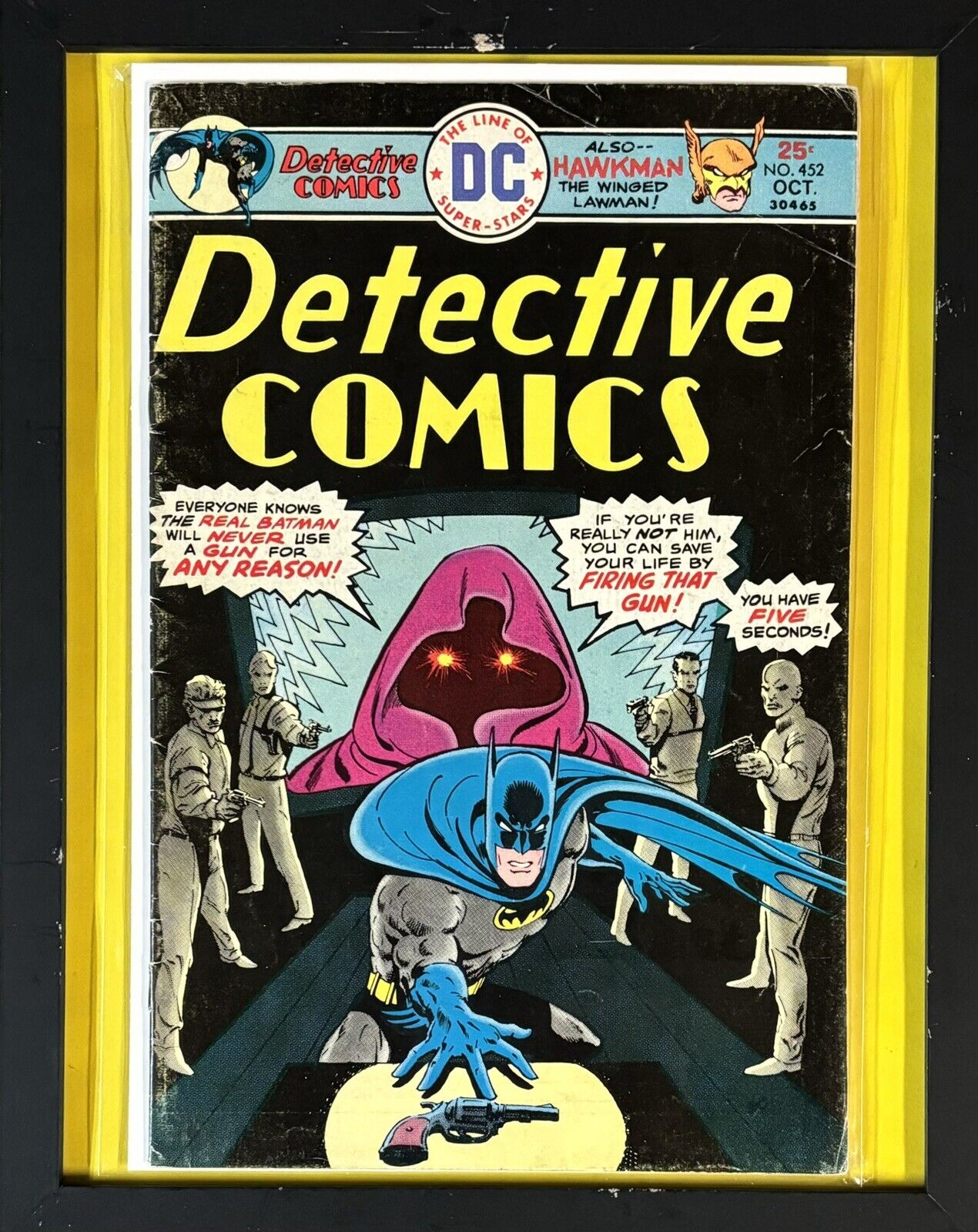 DETECTIVE COMICS #452 BRONZE AGE BATMAN HAWKMAN STORY GREAT 1970\'S COMIC/ G/2.0