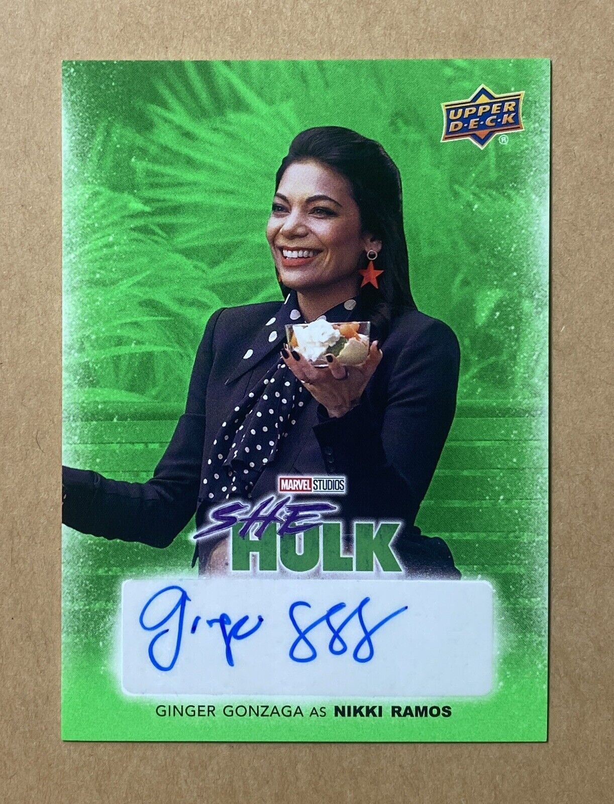 2024 UD She-Hulk Attorney at Law Ginger Gonzaga as Nikki Ramos Autograph Auto