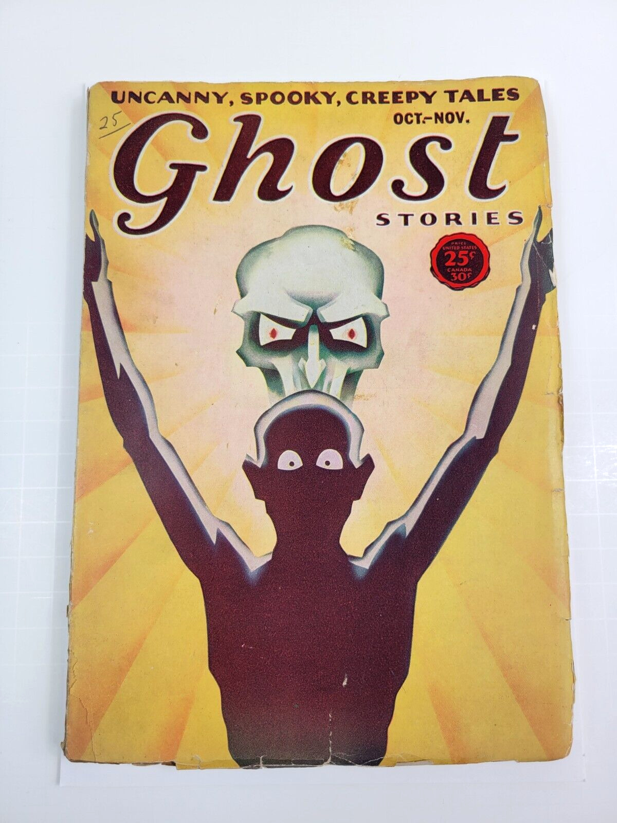 Ghost Stories Pulp Magazine Oct-Nov 1931 Ghoul Cover