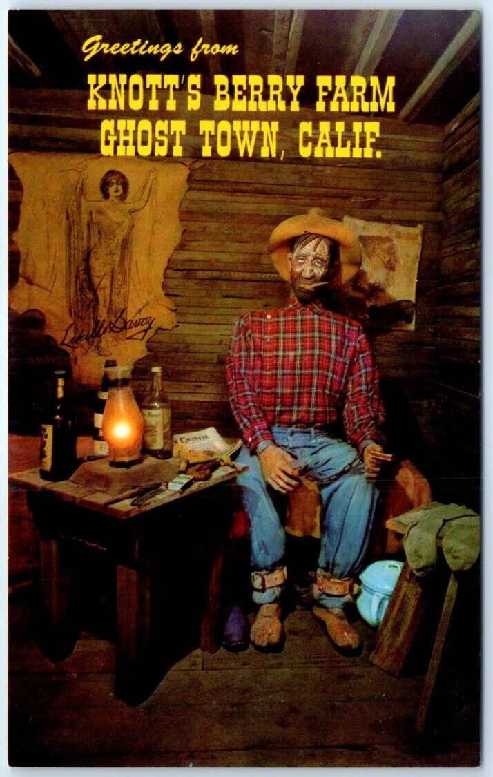 Postcard - Sad-Eye Joe, Ghost Town, Knott\'s Berry Farm, Buena Park, California