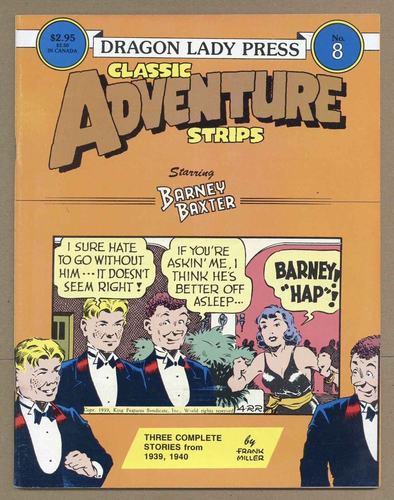 Classic Adventure Strips #8 FN 6.0 1986