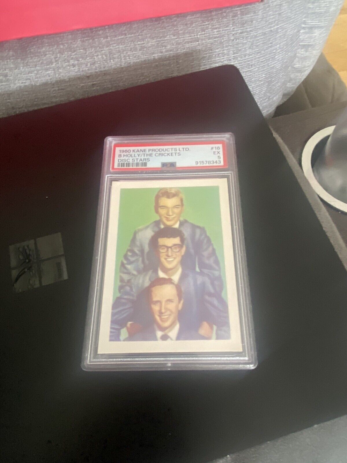1960 Kane Products Ltd. Disc Stars Buddy Holly/The Crickets #16 PSA 5 CENTERED